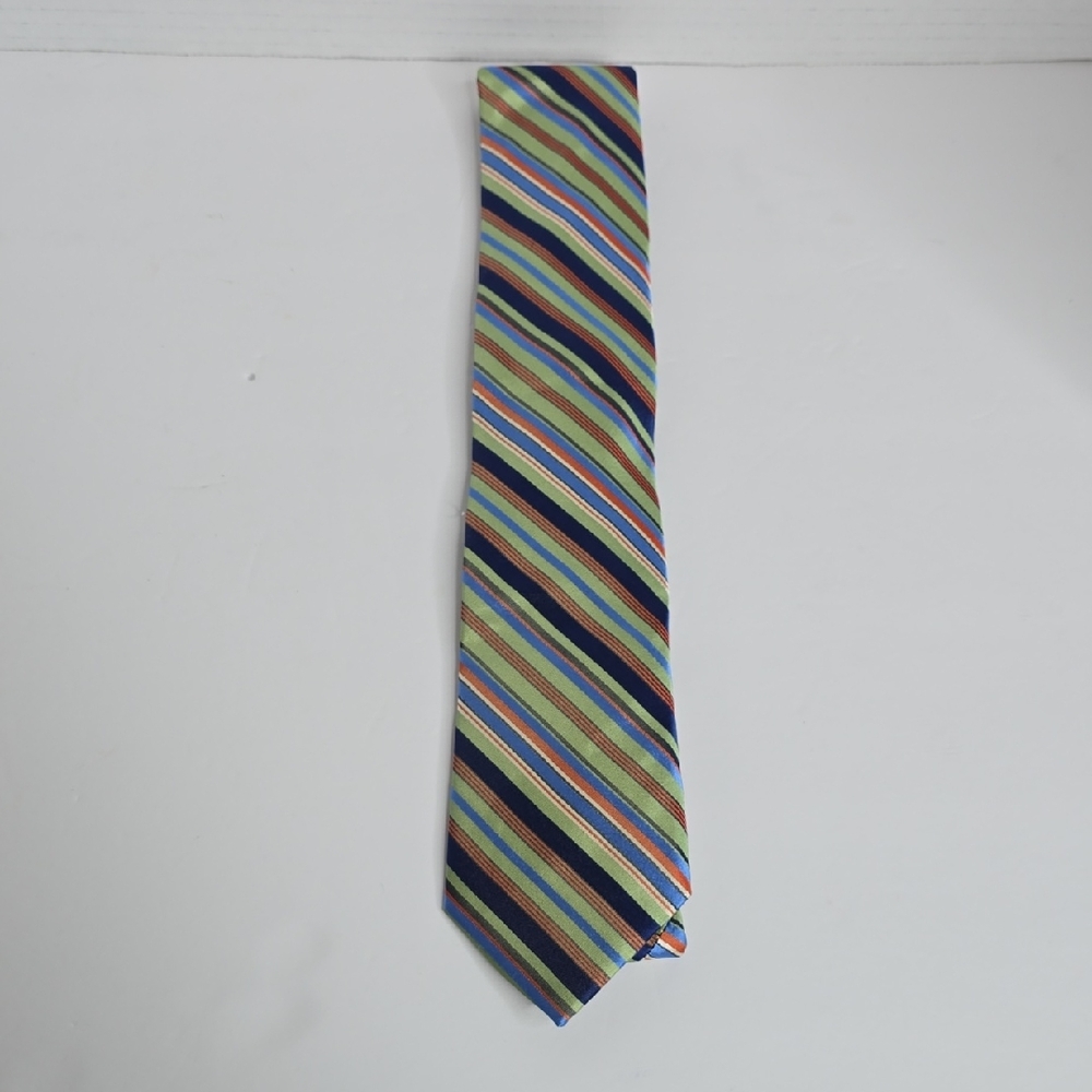 Ted Barker London Striped Multicolor Men's Tie Nwot